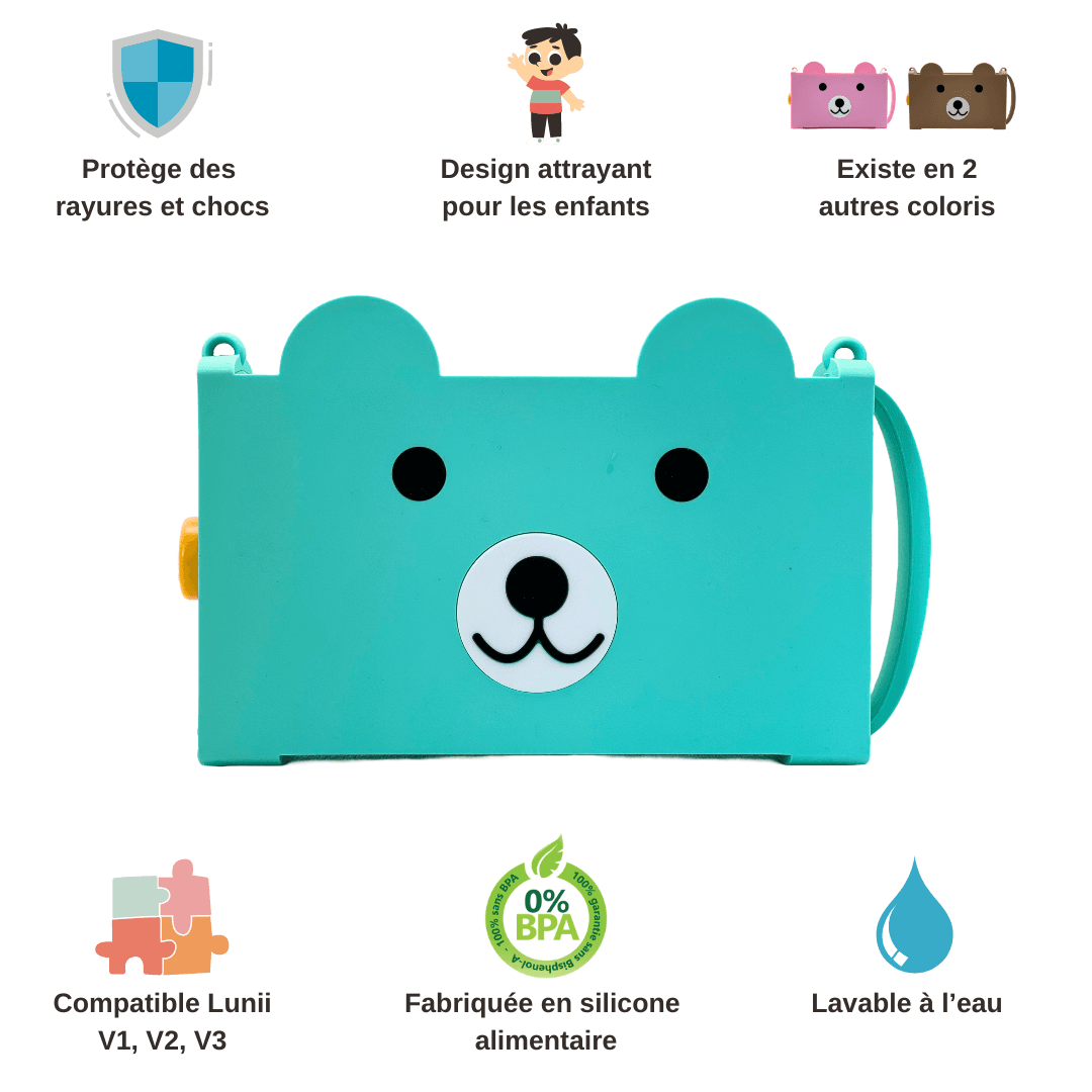 Photo marketing numéro 6 du produit Housse de protection compatible Lunii (Marron)